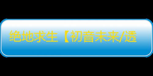 绝地求生【初音未来/透饰/梓喵/物资/雷达】辅助